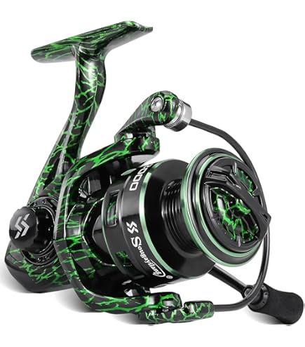 Amazon | Sougayilang スピニングリール 軽量ウルトラスムーズ